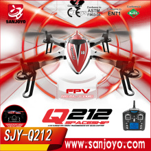 WLtoys Q212 5.8 G FPV 6 Axe RC Quadcopter LED Drone W / Caméra HD Moniteur CAM RTF